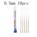 Düsenreinigungsnadeln Edelstahl 0,2 bis 1,0 mm 10 Stück – Farbe 0.5mm 10pcs