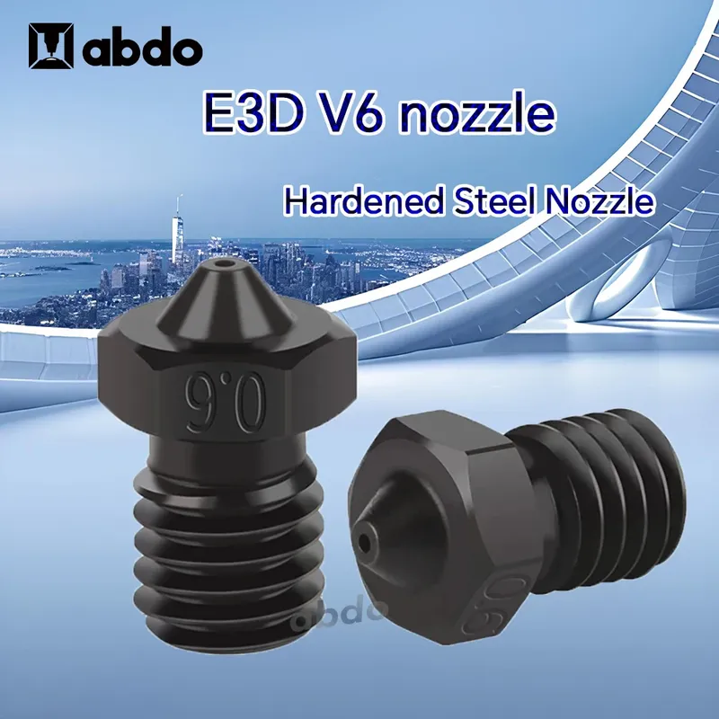 E3D Düse gehärtete Stahldüse 0,2 bis 0,8 mm für Titan Prusa
