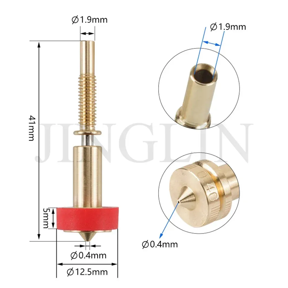 E3D REVO Hotend Kit mit Keramik Heizkern Thermistor