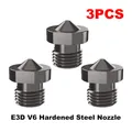 E3D V6 Düse gehärtete Stahldüse 0,2 bis 0,8 mm für Ender 3 Prusa – Farbe 3PCS