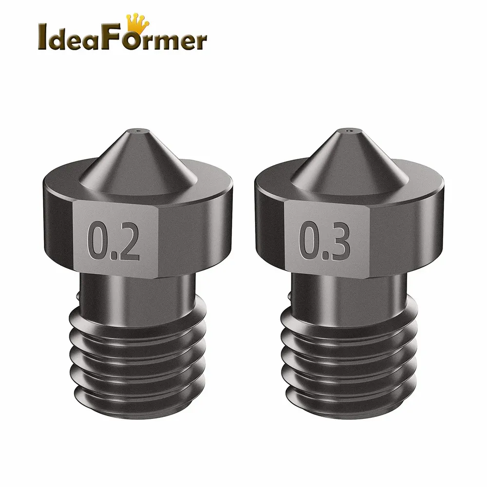 E3D V6 Düse gehärtete Stahldüse 0,2 bis 1,0 mm für 1,75mm Filament