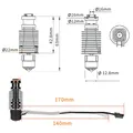 E3D V6 Hotend 24V 50W Keramik-Heizung für Voron Prusa – 2