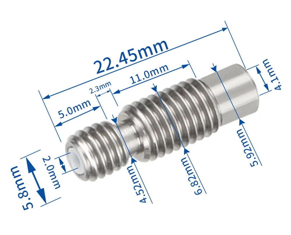 E3D V6 Hotend mit Bimetall-Heatbreak für V6 Prusa Voron