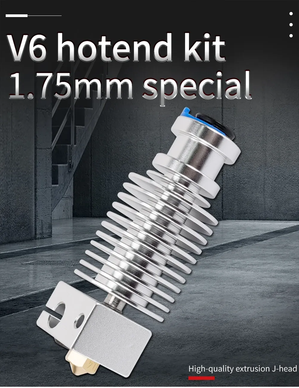 E3D V6 Hotend mit Bimetall-Heatbreak für V6 Prusa Voron