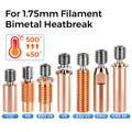 E3D V6 V5 Bi-Metall Heatbreak Kupferbeschichtete MK8 Throats – 1