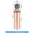 E3D V6 V5 Bi-Metall Heatbreak Kupferbeschichtete MK8 Throats – Farbe Blau (V5)