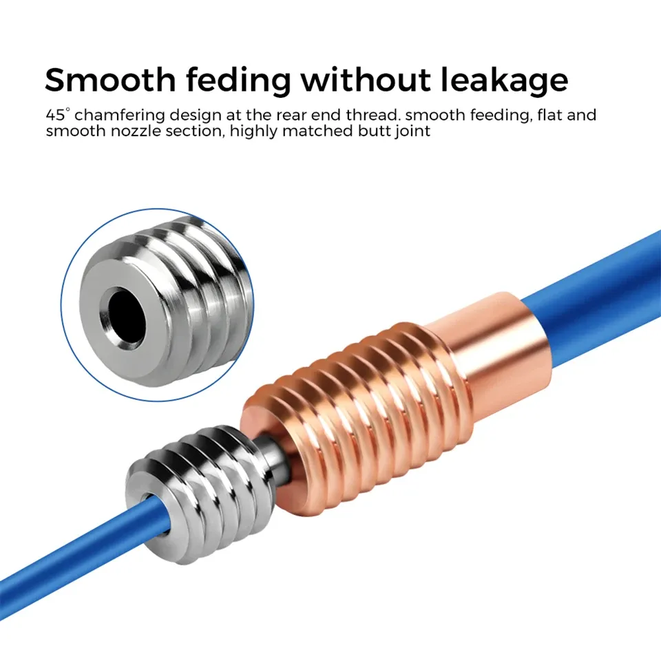 E3D V6 V5 Bi-Metall Heatbreak Kupferbeschichtete MK8 Throats