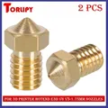E3D V6 V5 Düse Messing für 1,75 mm Filament 0,1 bis 0,4 mm – Farbe 2 Pcs