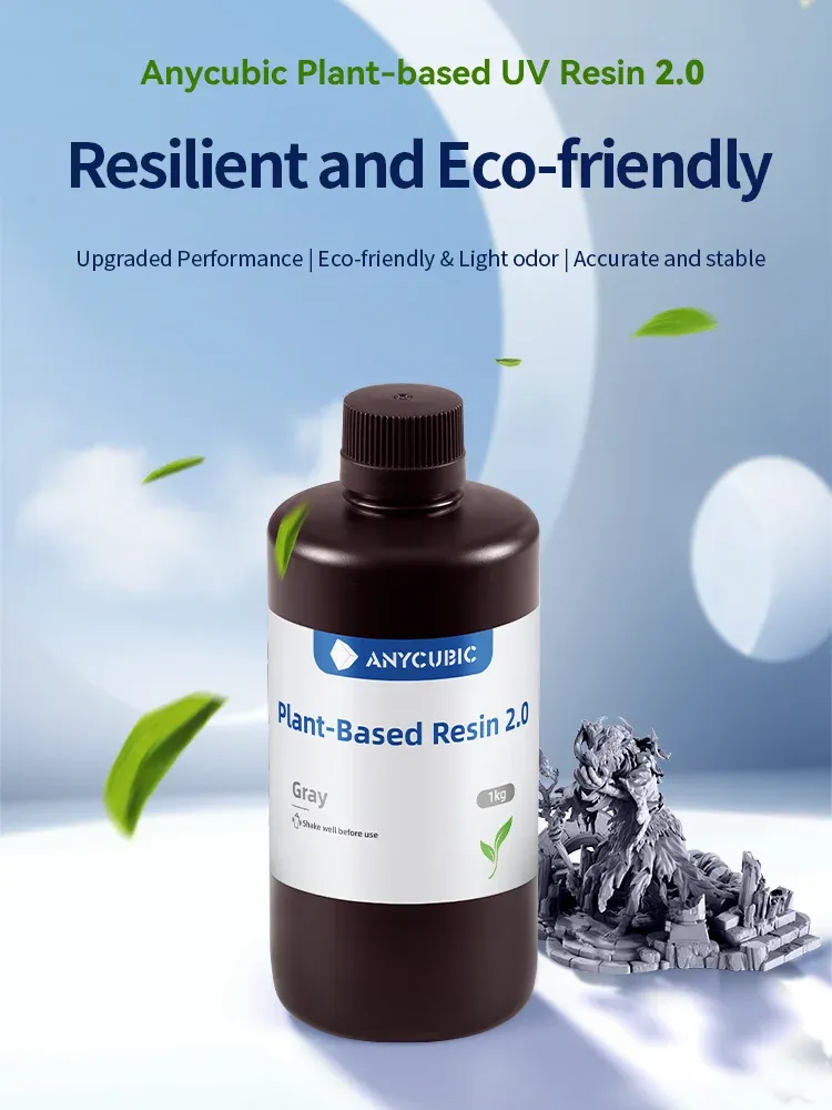 ECO UV-Harz 2.0 405nm 1kg geruchsarm pflanzenbasiert