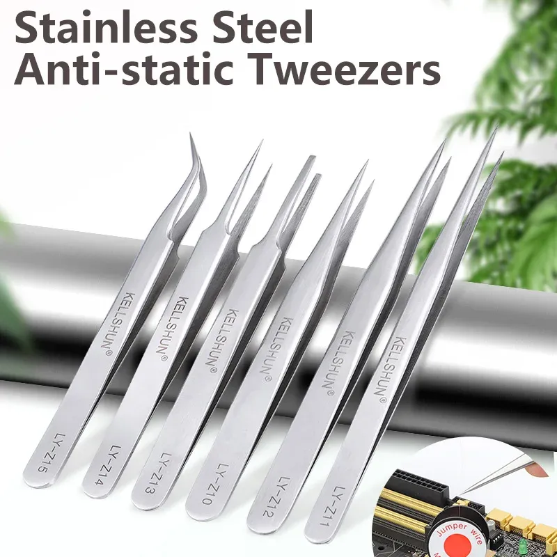 Edelstahl Pinzetten Kit Präzision