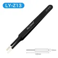 Edelstahl Pinzetten Set Uhrmacher – Pinzettenspitzentyp LY-Z13 black