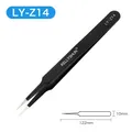 Edelstahl Pinzetten Set Uhrmacher – Pinzettenspitzentyp LY-Z14 black