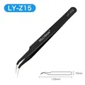 Edelstahl Pinzetten Set Uhrmacher – Pinzettenspitzentyp LY-Z15 black