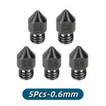 Ender 3 MK8 Düse aus gehärtetem Stahl 0,2 bis 1,0 mm – Farbe 5Pcs-0.6mm
