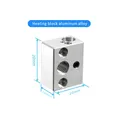 Ender 3 S1 Bi-Metall Heatbreak Hotend Wärmeblock Bimetall Hals – Farbe Aluminum Block