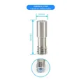 Ender 3 S1 Bi-Metall Heatbreak Hotend Wärmeblock Bimetall Hals – Farbe Stainless steel