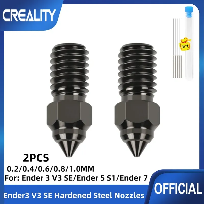Ender 3 V3 SE Düse aus gehärtetem Stahl 0,2 bis 1,0 mm