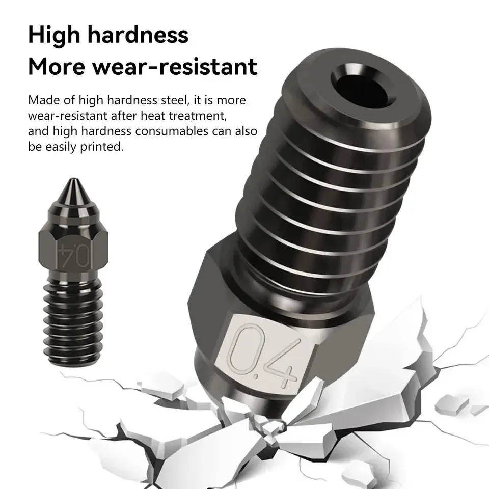 Ender 3 V3 SE Düse aus gehärtetem Stahl 0,2 bis 1,0 mm