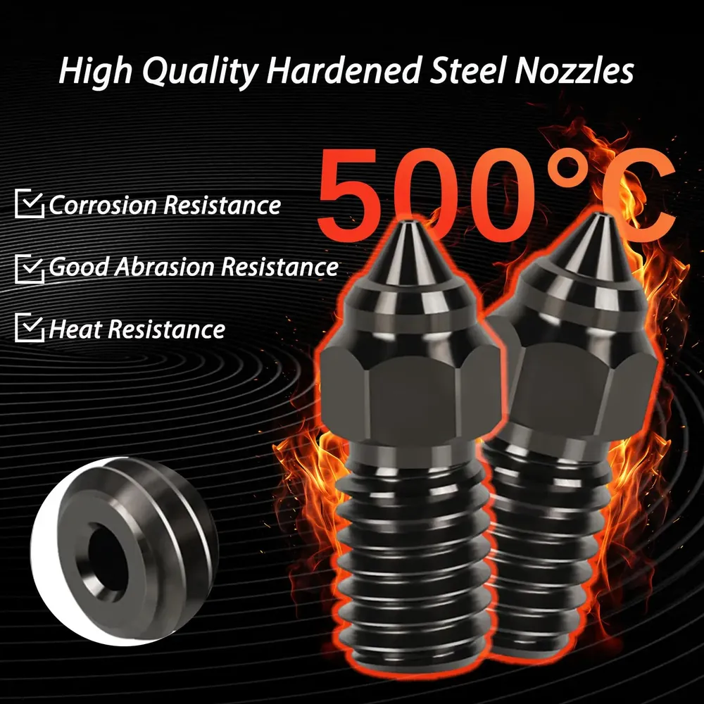 Ender 3 V3 SE Düse aus gehärtetem Stahl 0,2 bis 1,0 mm