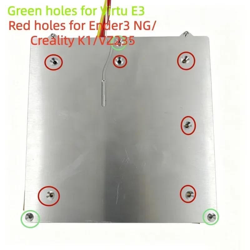 Ender3 NG K1 Heizplatte Silikon Heizmatte PEI Platte