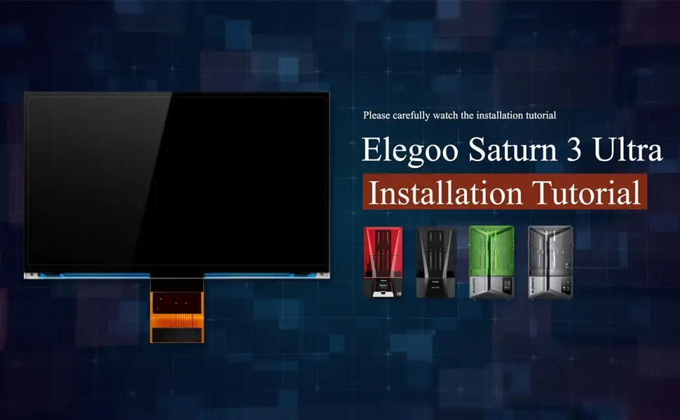 Ersatz-LCD-Bildschirm für Elegoo Saturn 3 Ultra
