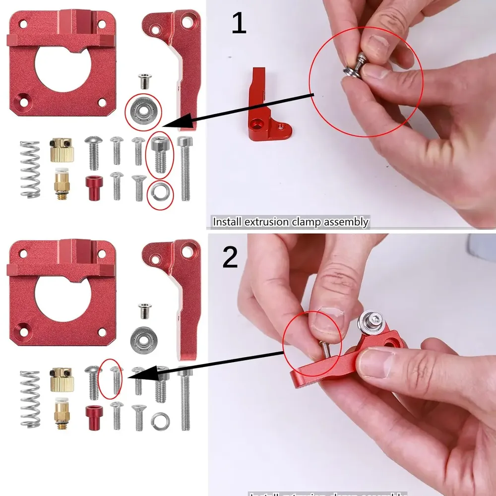 Extruder Aluminium MK8 Drive Feed Kit für Ender 3 CR-10