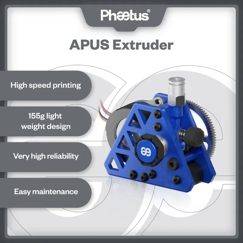 Extruder APUS gehärteter Stahl Doppelzahnrad für Voron Creality