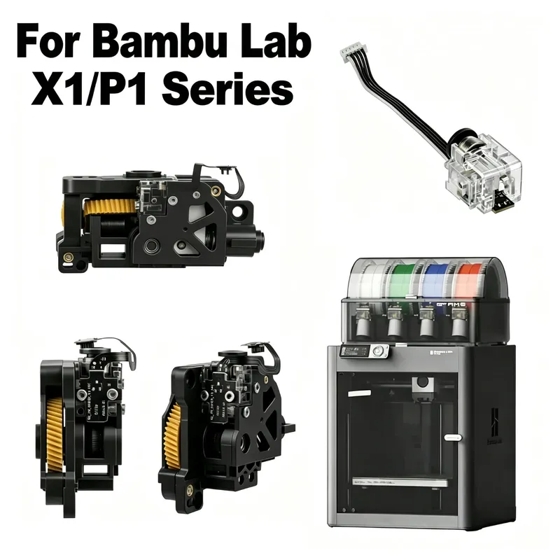 Extruder aus gehärtetem Stahl für Bambu Lab P1/X1