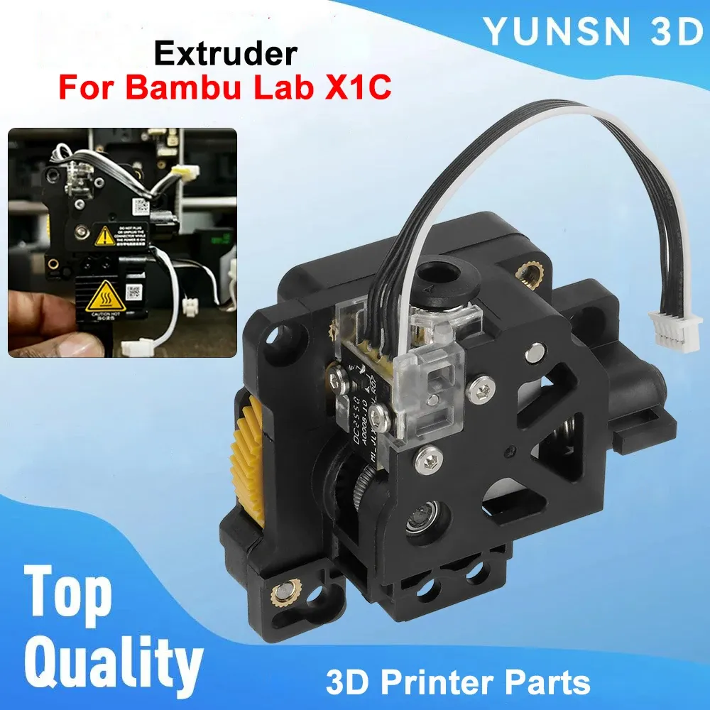 Extruder Bambu Lab X1C Gehärtetes Stahlgetriebe P1S P1P
