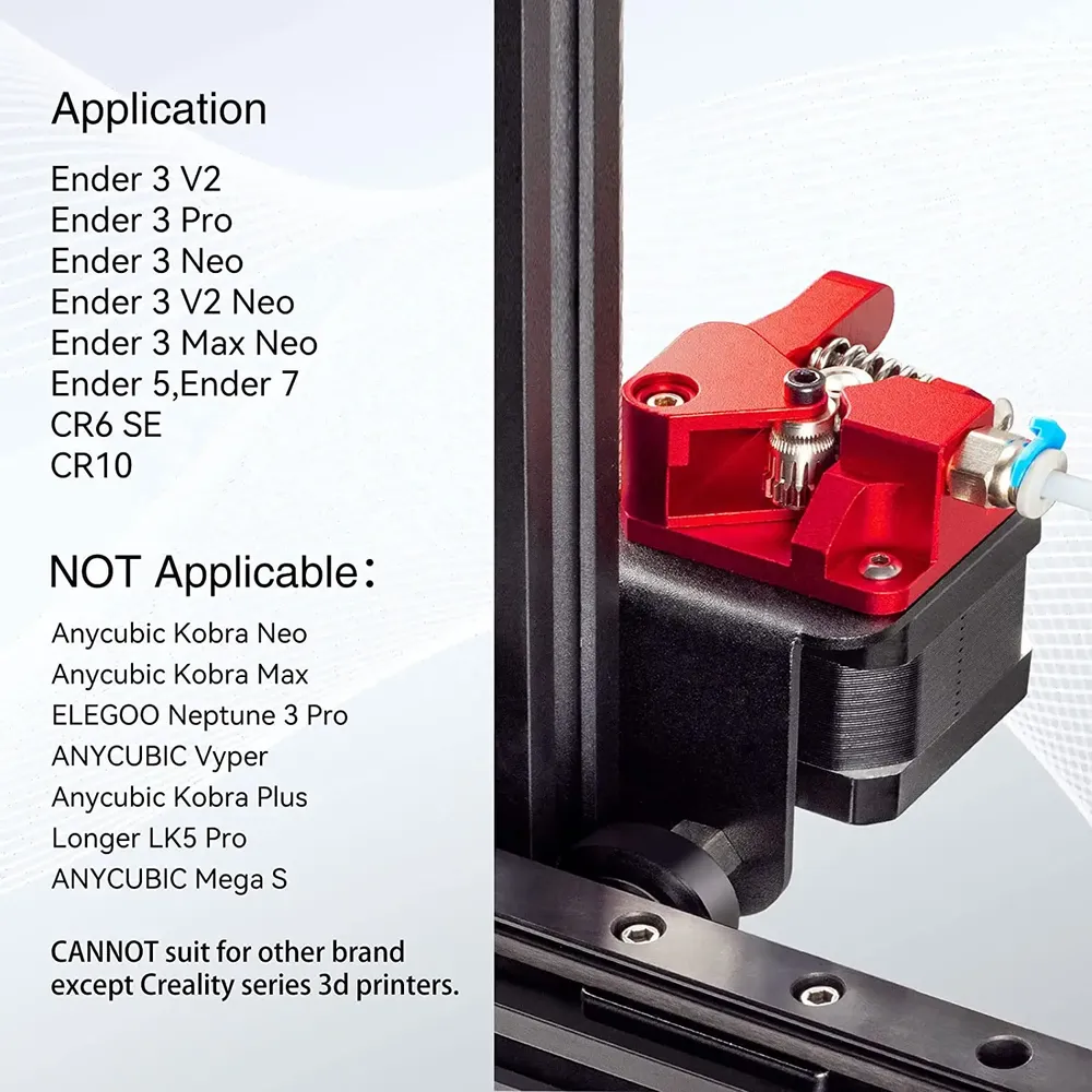 Extruder Dual Gears Upgrade für Ender 3 V2 CR10 Metall