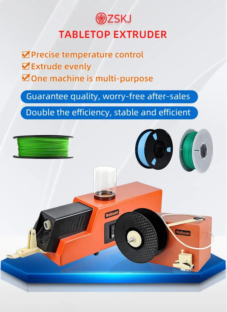 Extruder für 3D-Filament 1,75 bis 3 mm mit automatischer Durchmesserregelung