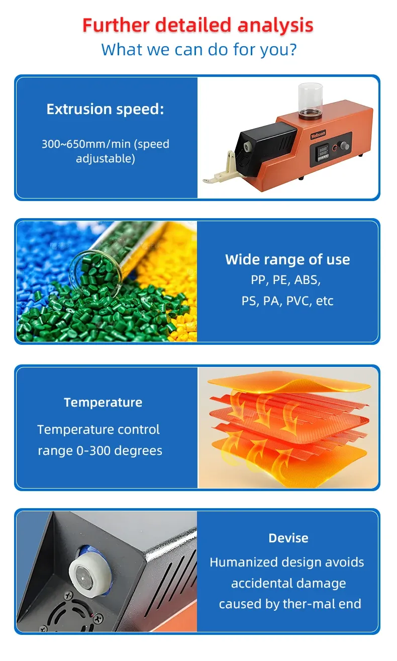 Extruder für 3D-Filament 1,75 bis 3 mm mit automatischer Durchmesserregelung