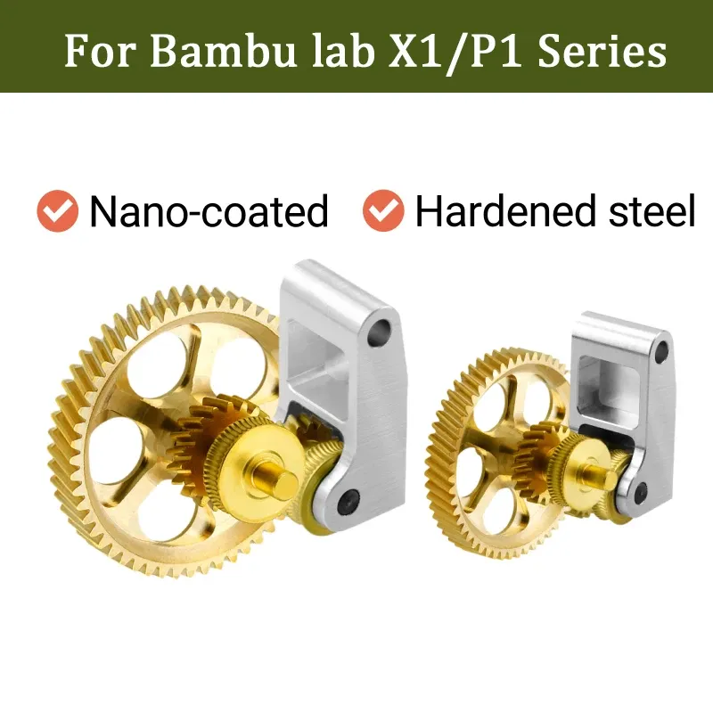 Extruder Gear Claw Gear Nano-beschichtet gehärteter Stahl für Bambu Lab P1 X1
