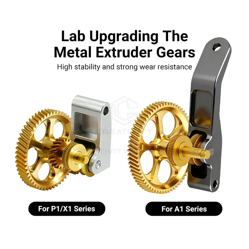 Extruder Getriebe Bambu Lab Nano beschichtet gehärteter Stahl