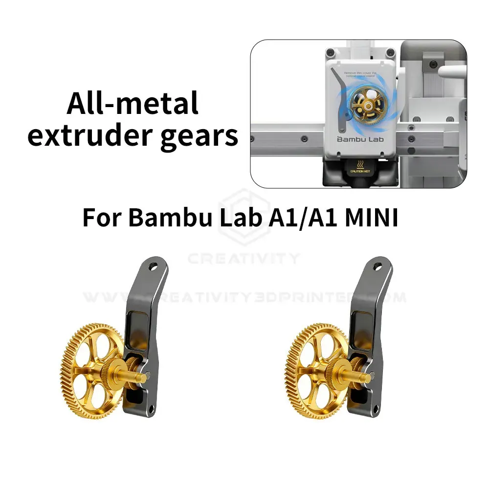 Extruder Getriebe Bambu Lab Nano beschichtet gehärteter Stahl