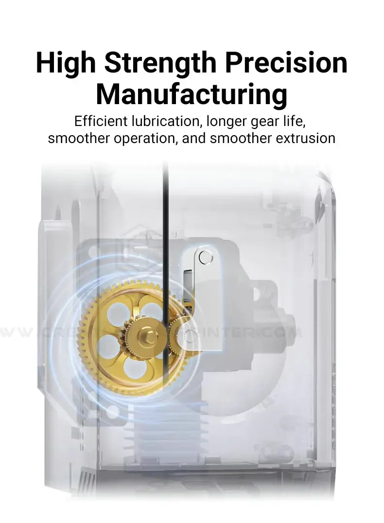 Extruder Getriebe Bambu Lab Nano beschichtet gehärteter Stahl