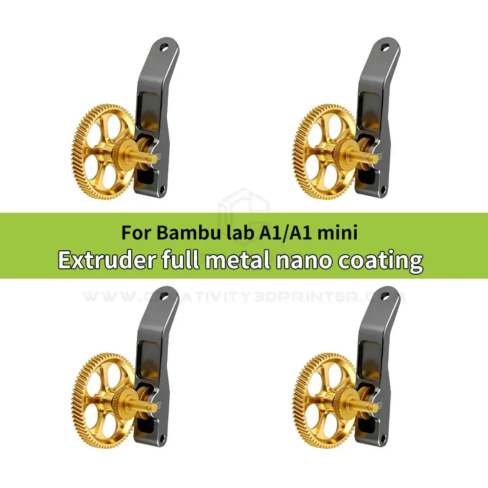 Extruder Getriebe Bambu Lab Nano beschichtet gehärteter Stahl