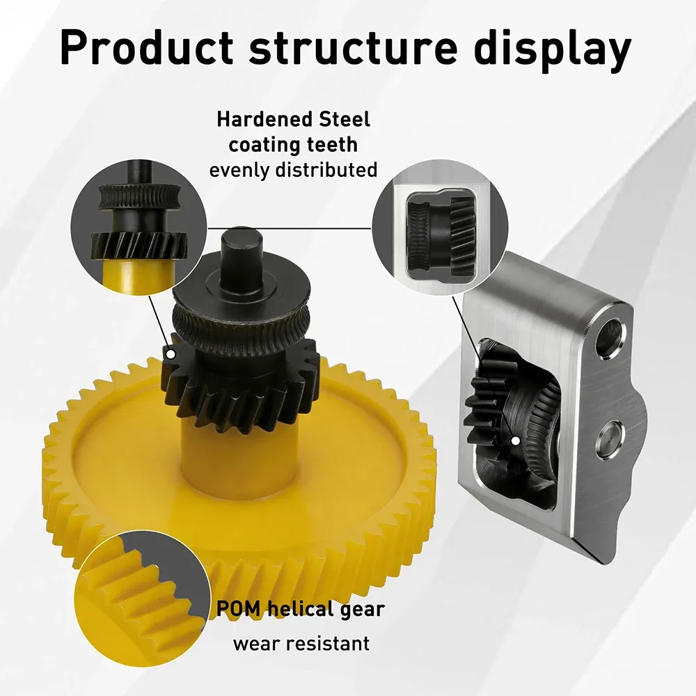 Extruder-Getriebesatz aus gehärtetem Stahl für Bambulab P2S