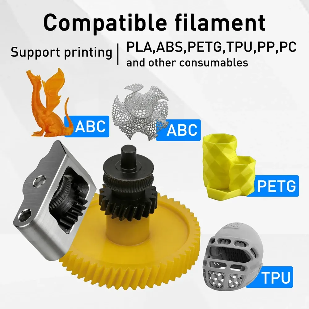 Extruder-Getriebesatz aus gehärtetem Stahl für Bambulab P2S