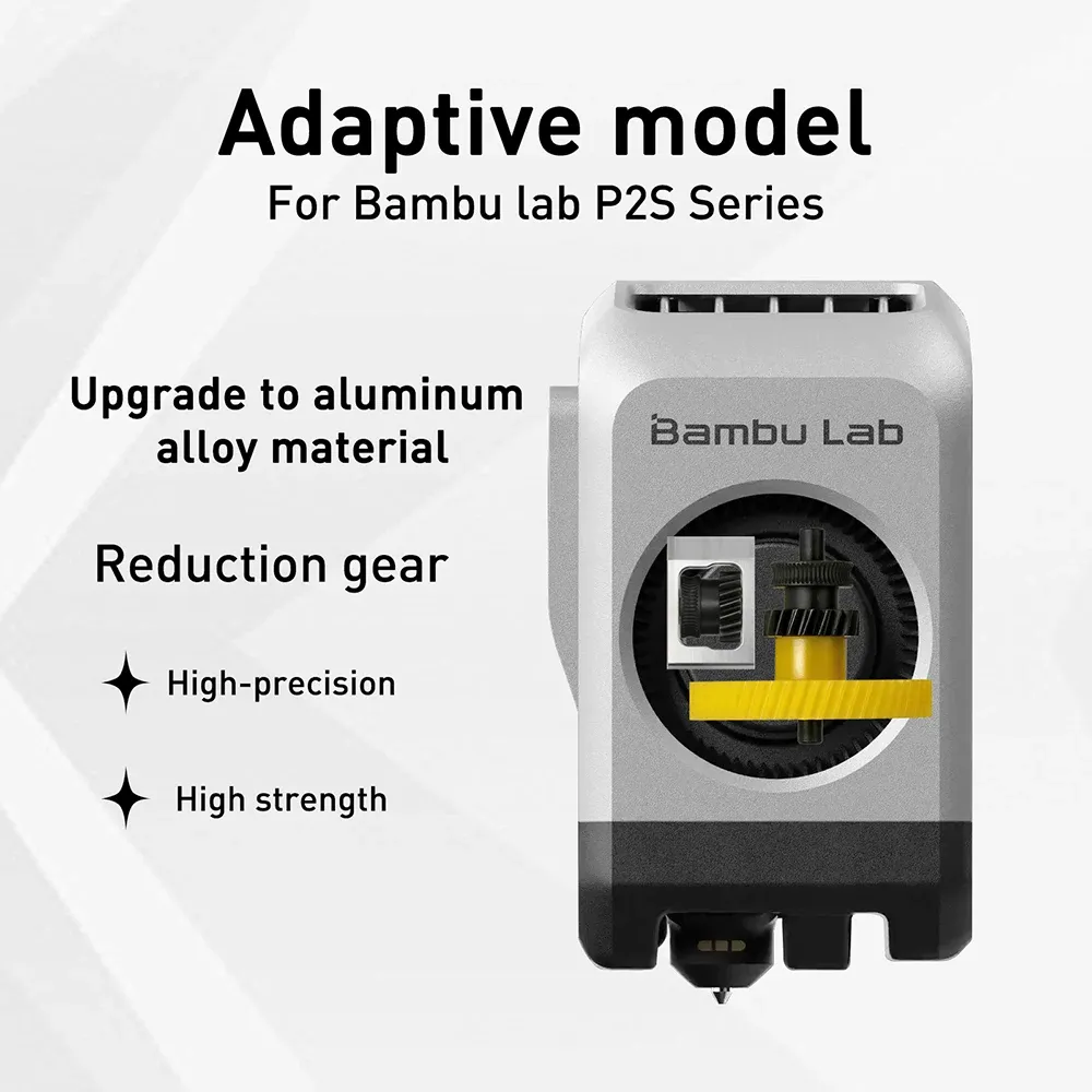 Extruder-Getriebesatz aus gehärtetem Stahl für Bambulab P2S