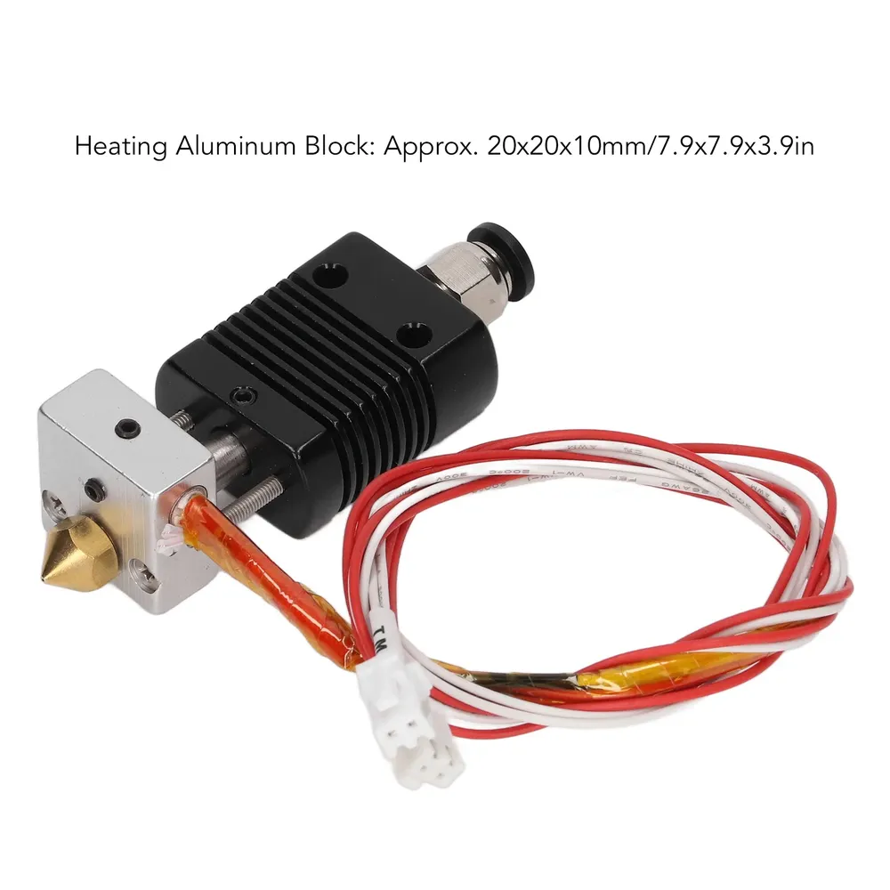 Extruder Hot End DC24V 40W 0,4mm Düse verschleißfest