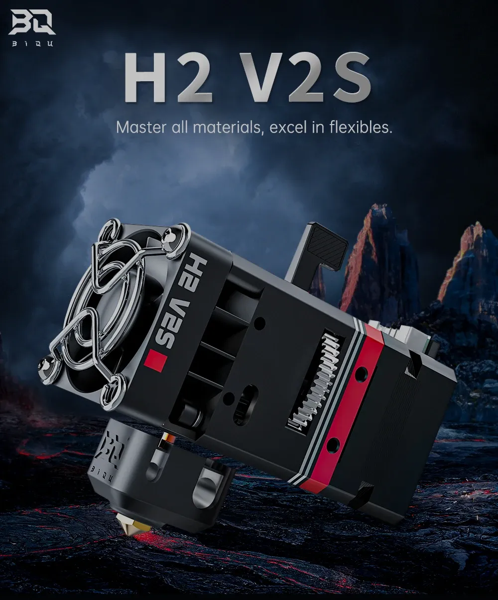 Extruder-Hotend BIQU H2 V2S Dual-Getriebe bis 270°C