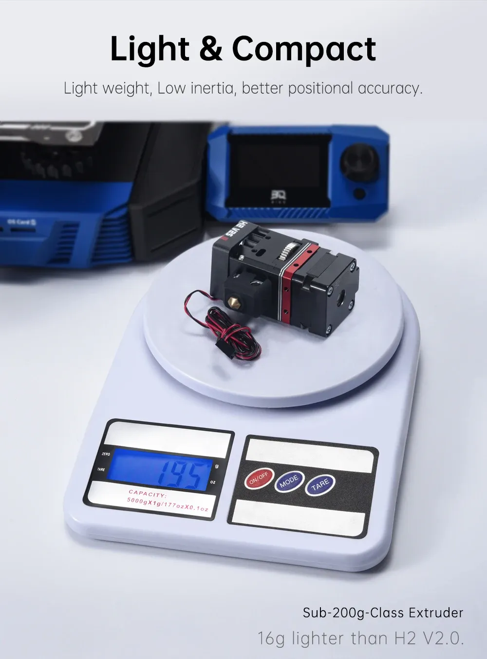 Extruder-Hotend BIQU H2 V2S Dual-Getriebe bis 270°C