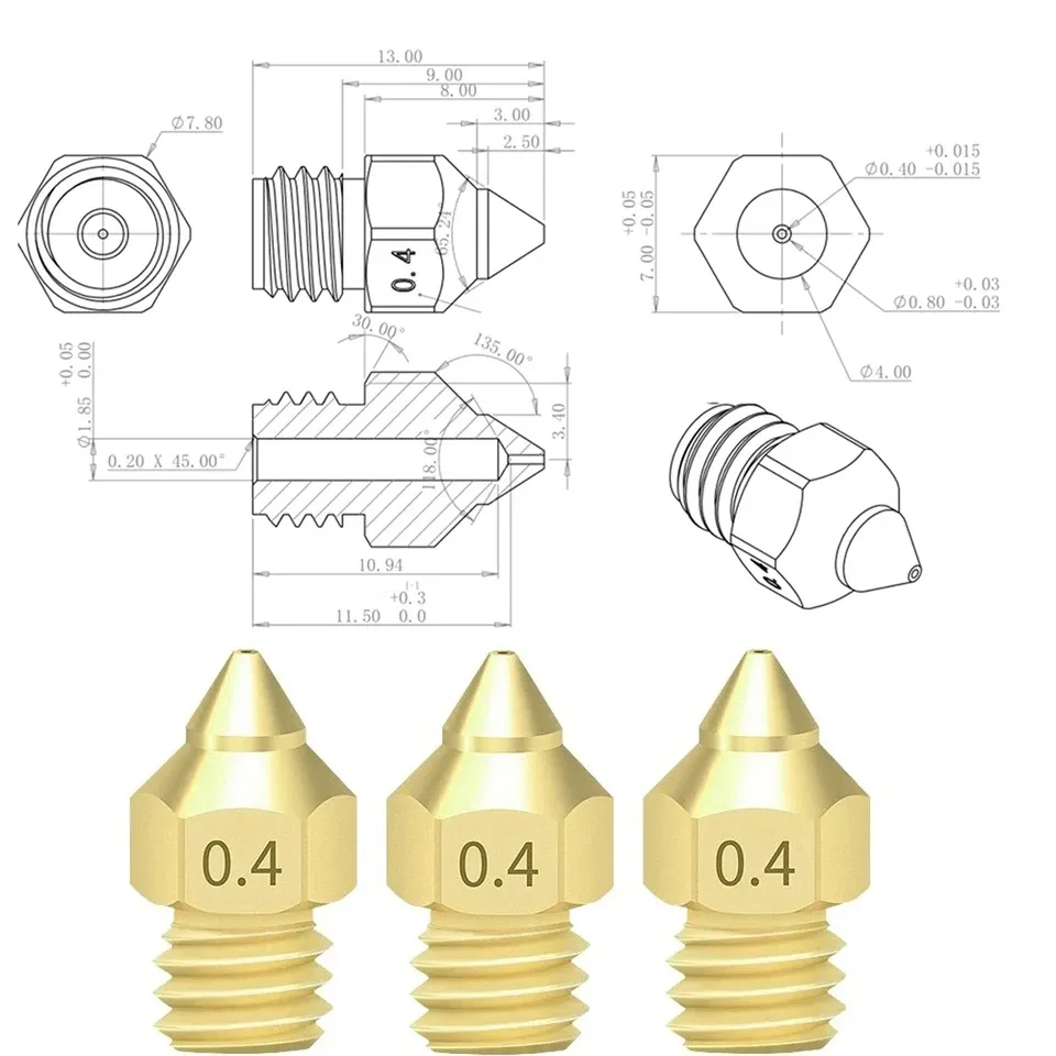 Extruder Hotend Kit CR-6 SE komplett aus Metall