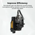 Extruder-Komponenten für Bambu Lab X1C P1P gehärtetes Stahlzahnrad – 5