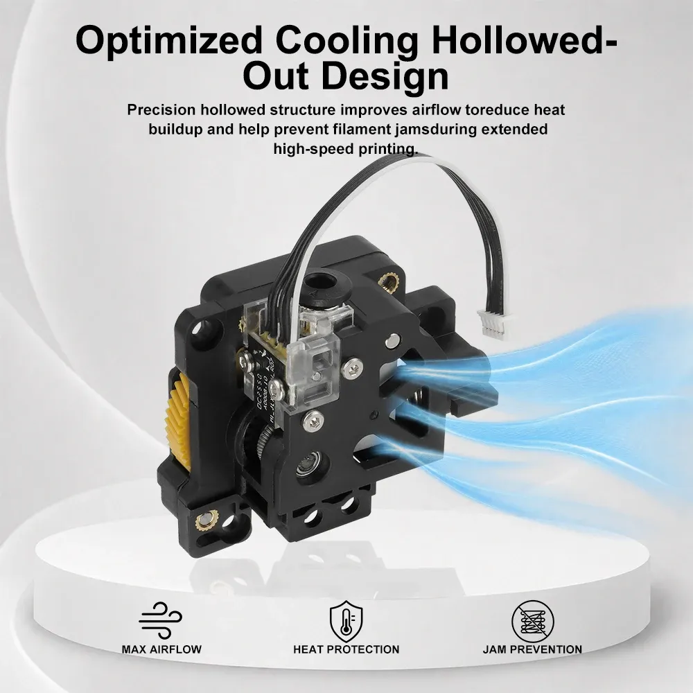 Extruder-Komponenten für Bambu Lab X1C P1P gehärtetes Stahlzahnrad