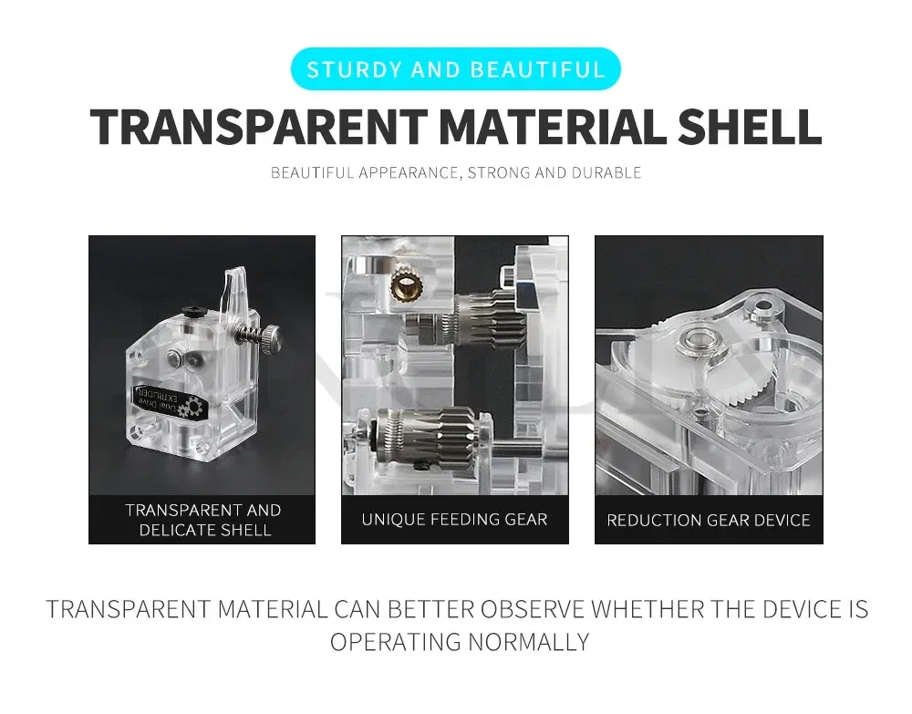 Extruder MK8 Dual Drive für TPU Filament Bowden Direct