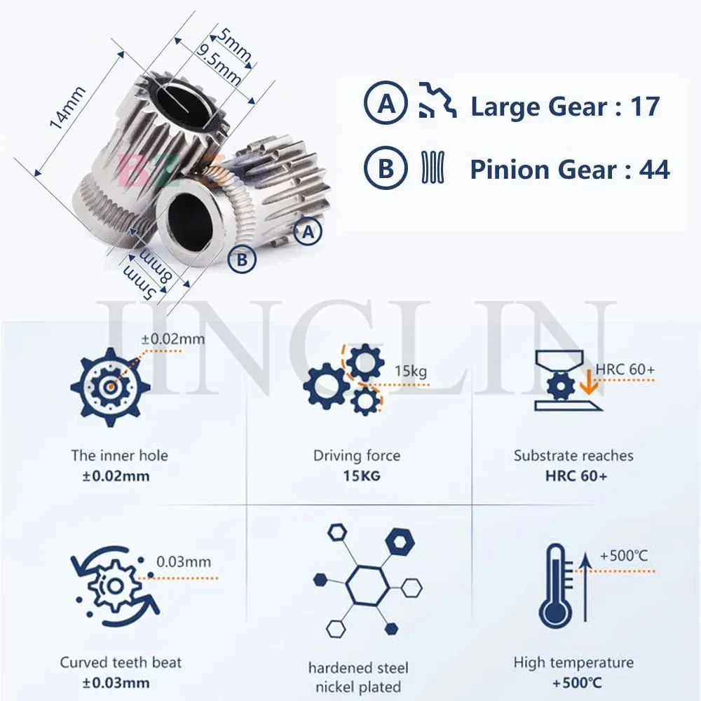 Extruder MK8 Dual Drive Upgrade Bowden Direct 1,75 mm