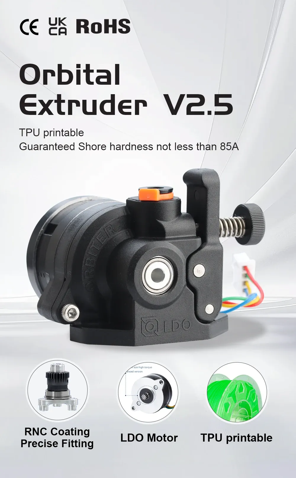 Extruder Orbiter V2.5 LDO Motor Direktantrieb für Voron