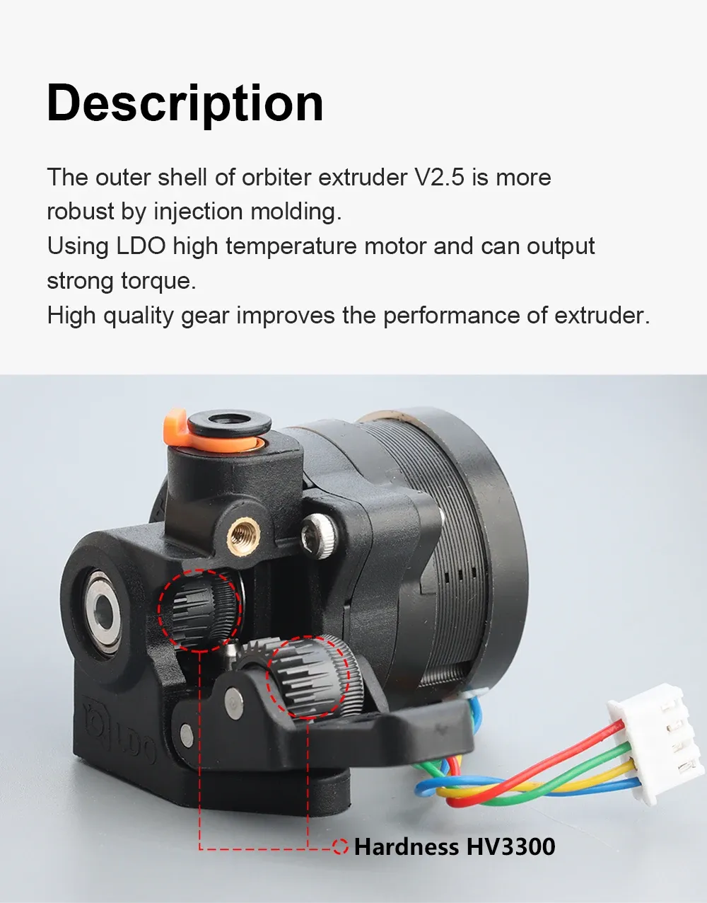 Extruder Orbiter V2.5 LDO Motor Direktantrieb für Voron